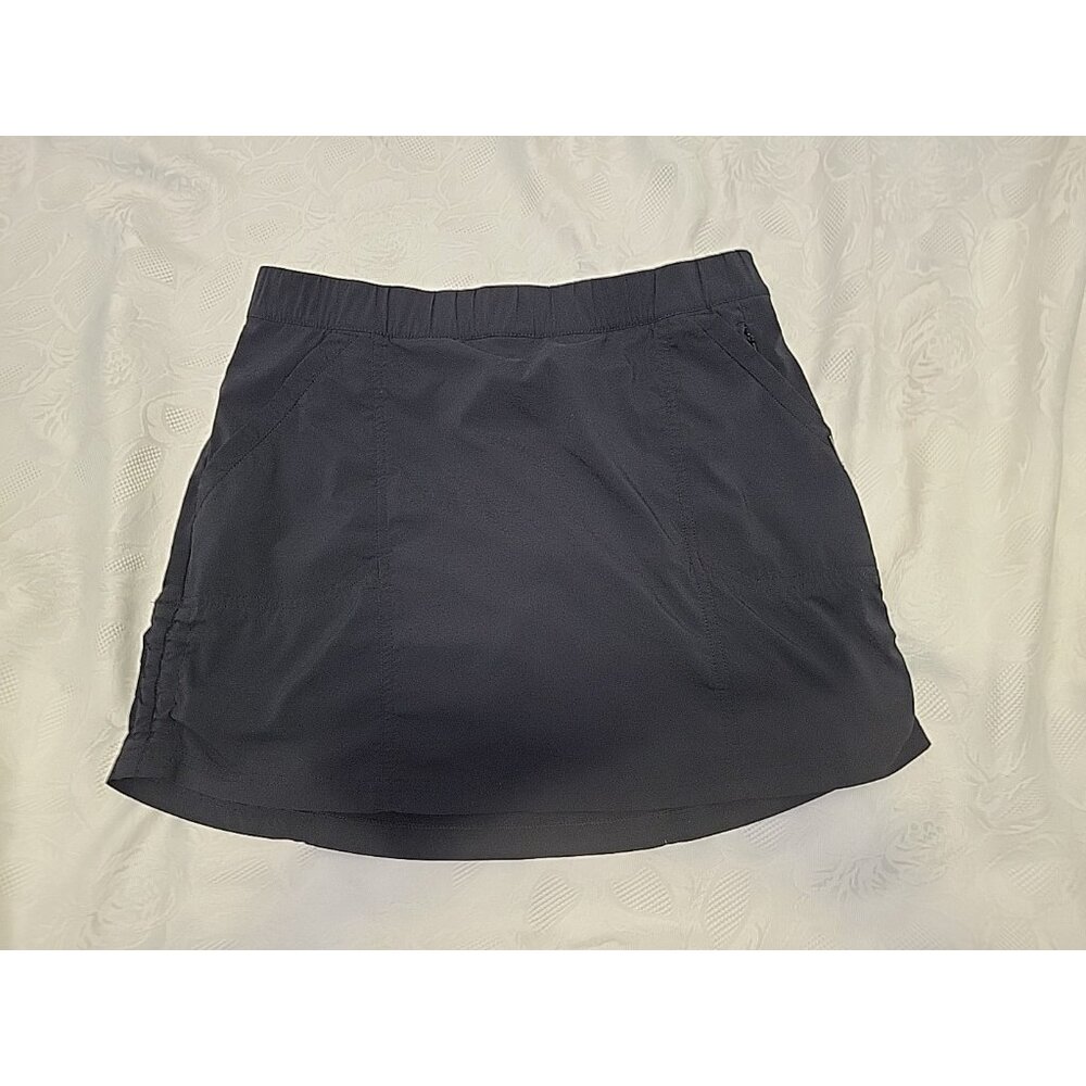 Prana Womens Skort Outdoor Nylon Pockets Navy Blue Small
